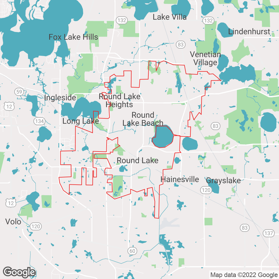 Round Lake map