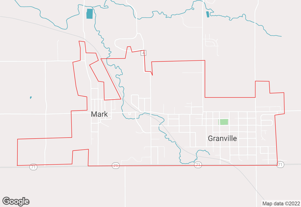 Granville map