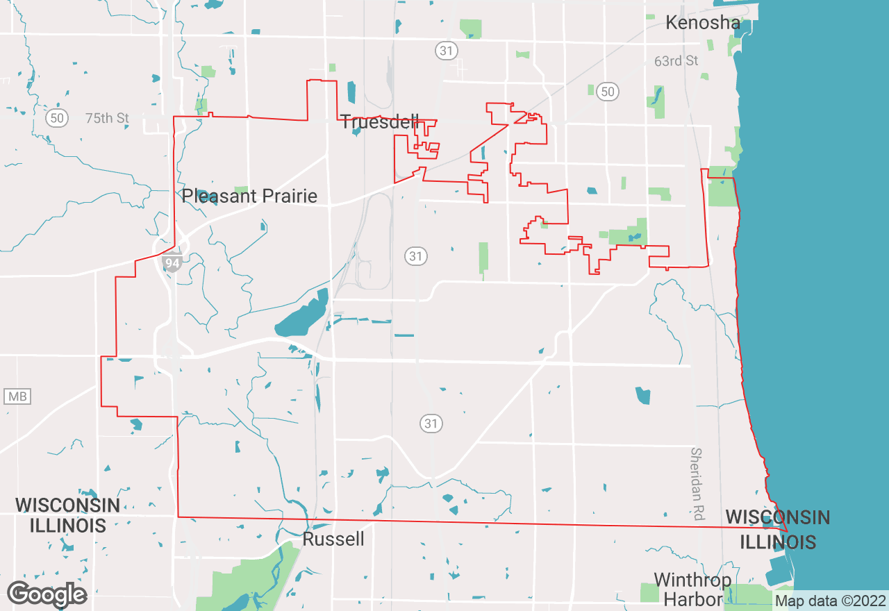 Pleasant Prairie map