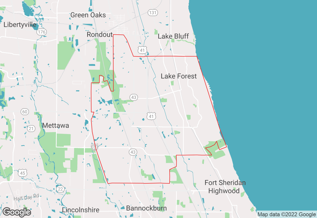 Lake Forest map