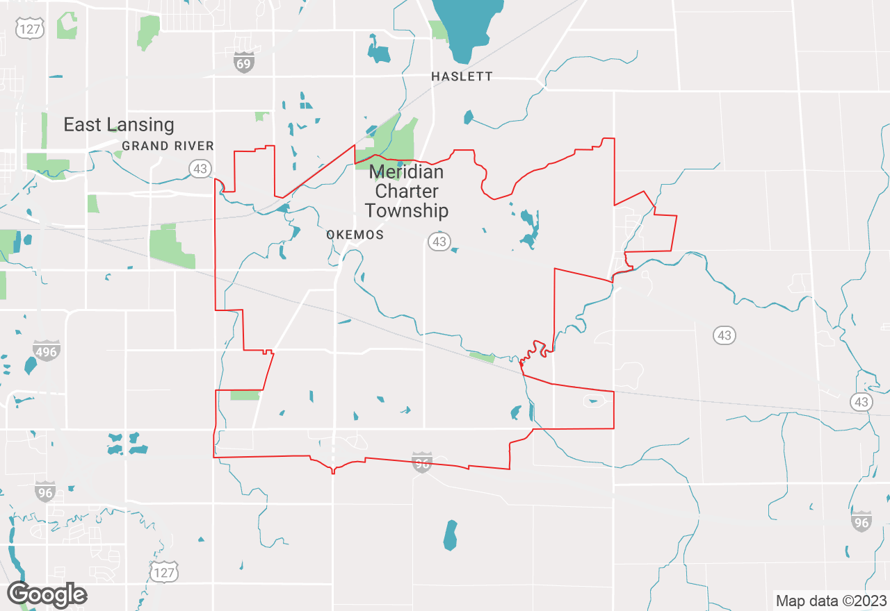 Okemos map