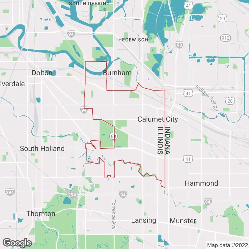 Calumet City map