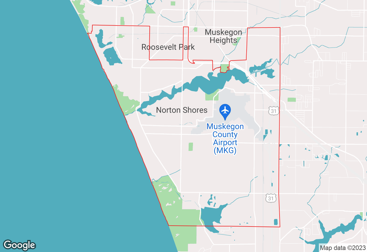 Norton Shores map