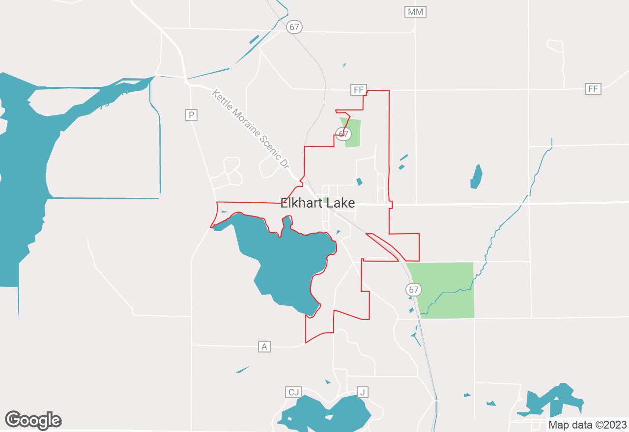 Elkhart Lake map