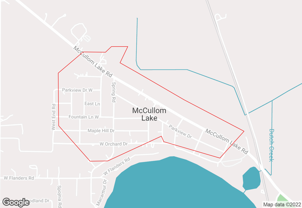 McCullom Lake map