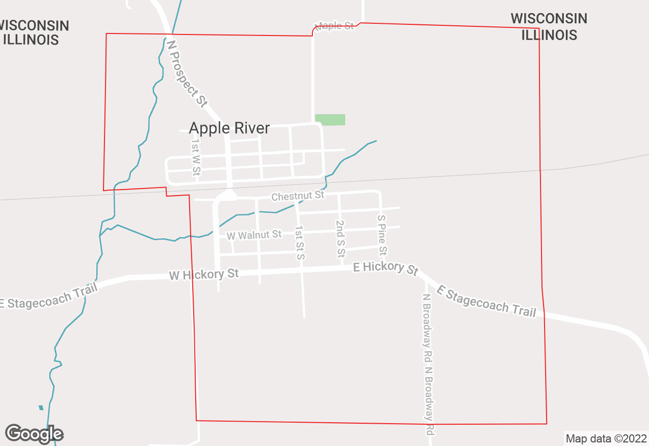 Apple River map