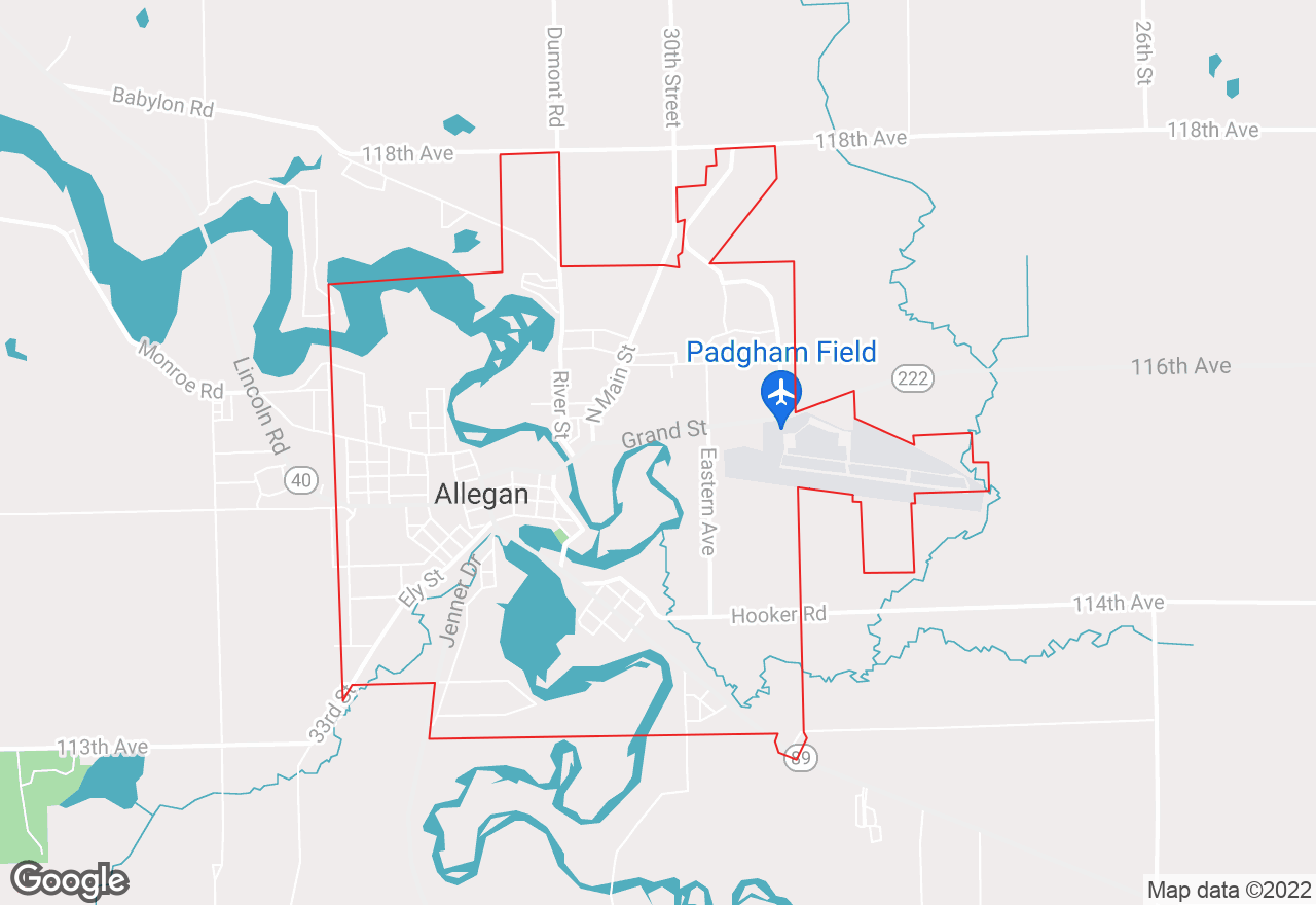 Allegan map