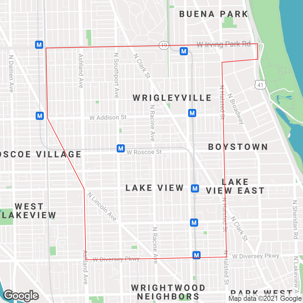 Lakeview map