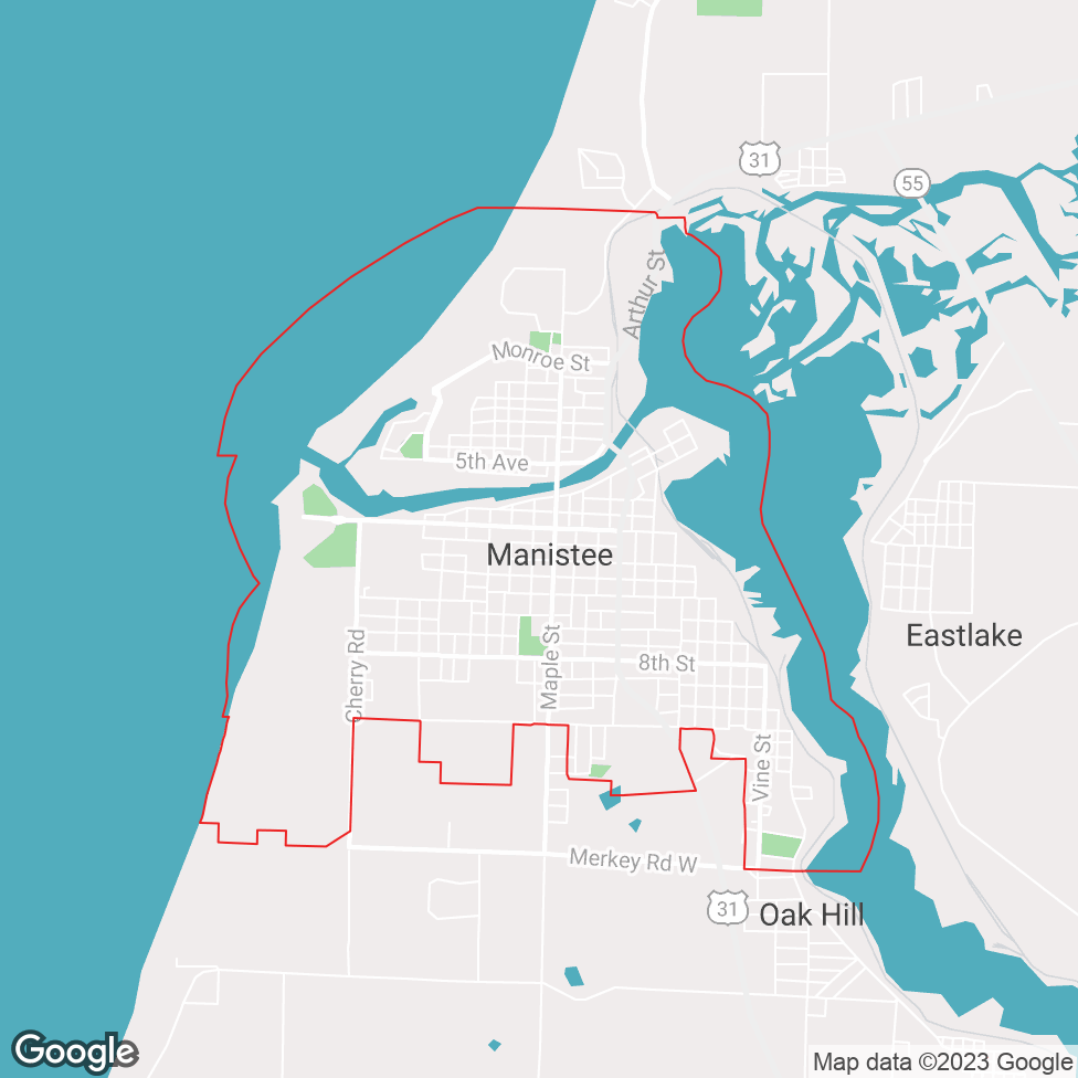 Manistee map