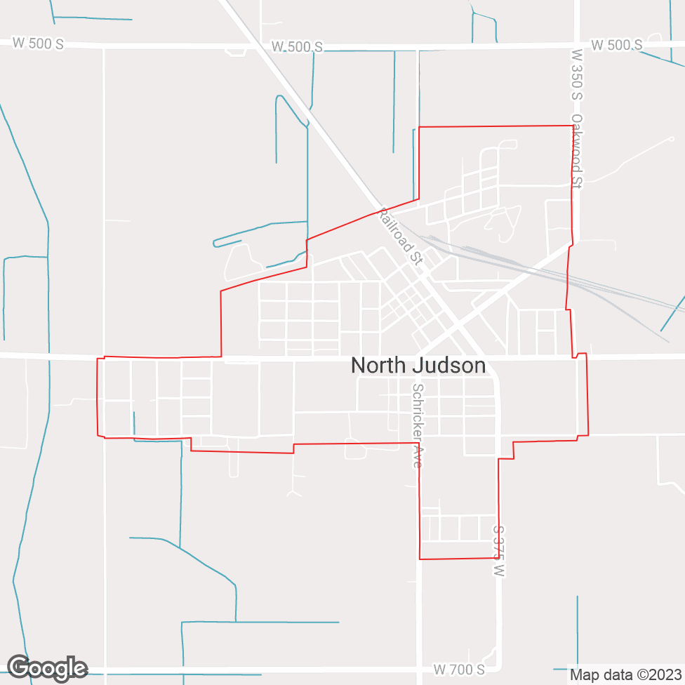 North Judson map