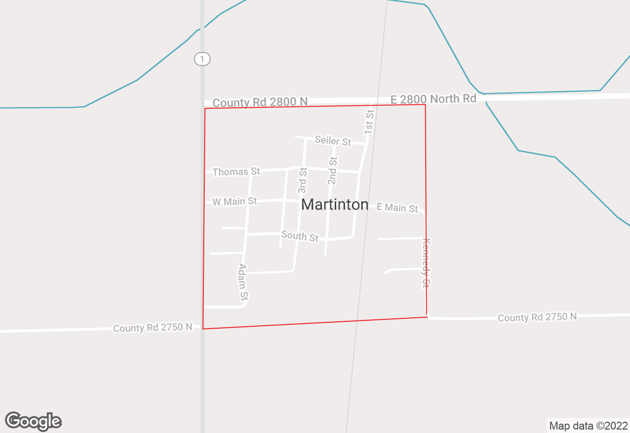 Martinton map