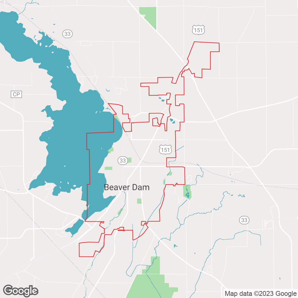 Beaver Dam map