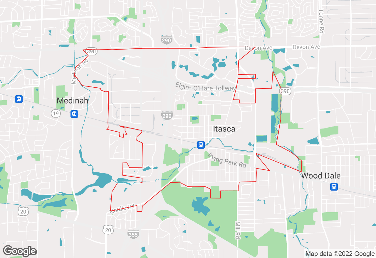 Itasca map