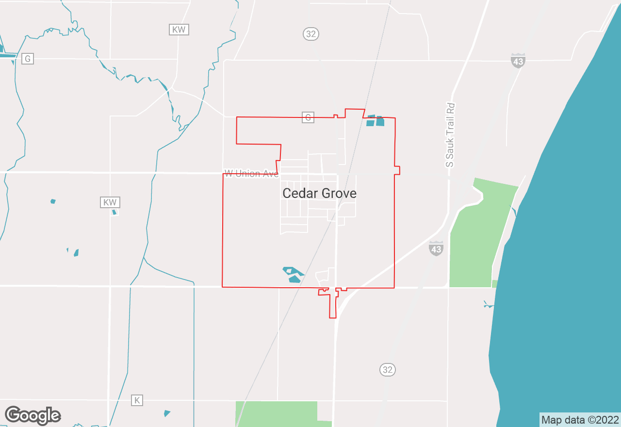 Cedar Grove map