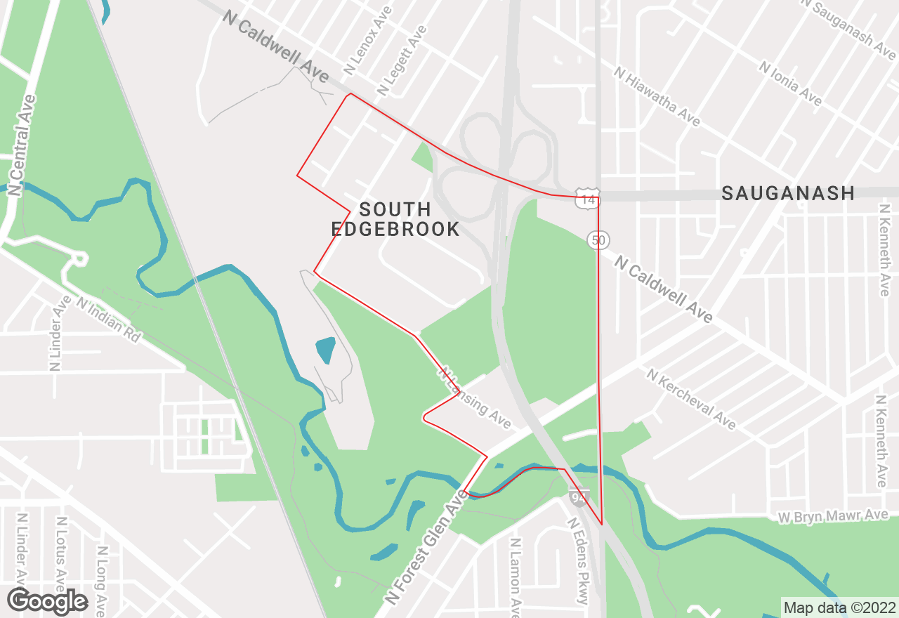 South Edgebrook map