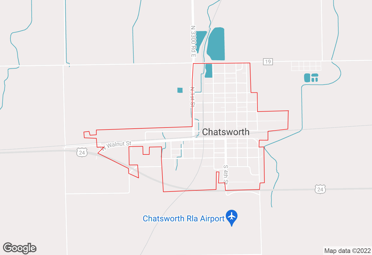 Chatsworth map