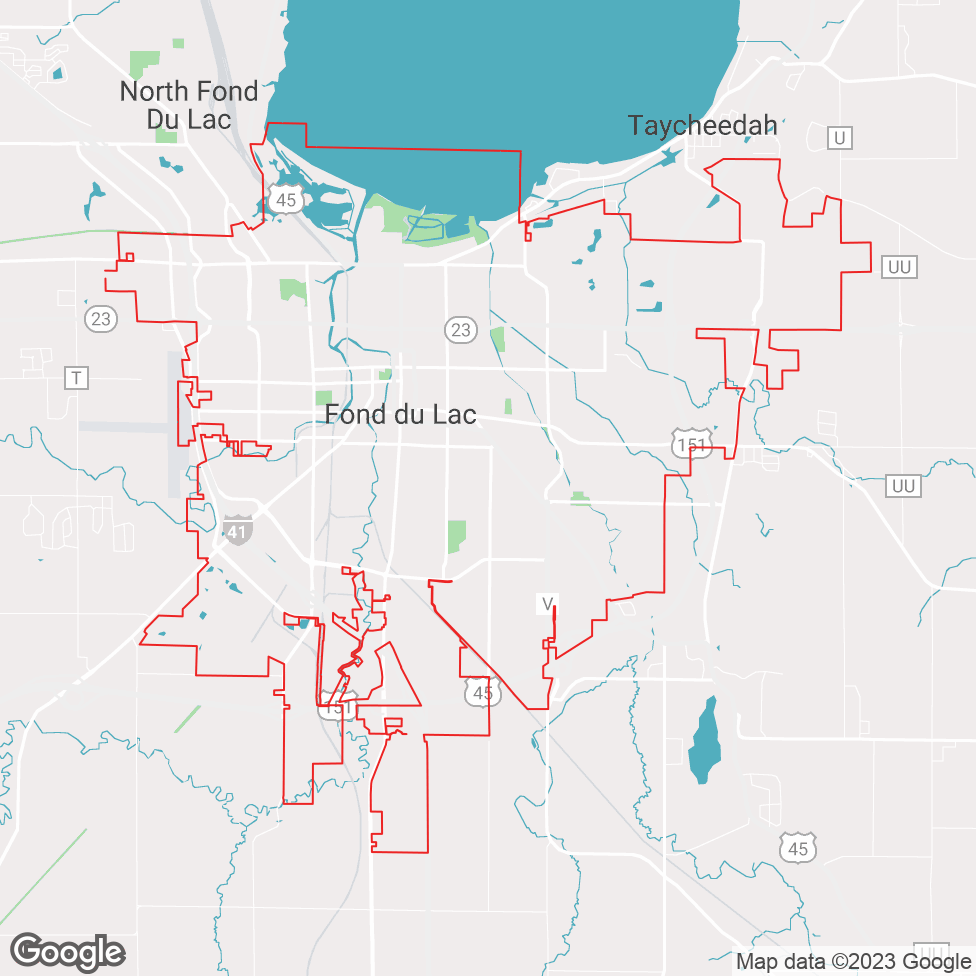 Fond Du Lac map