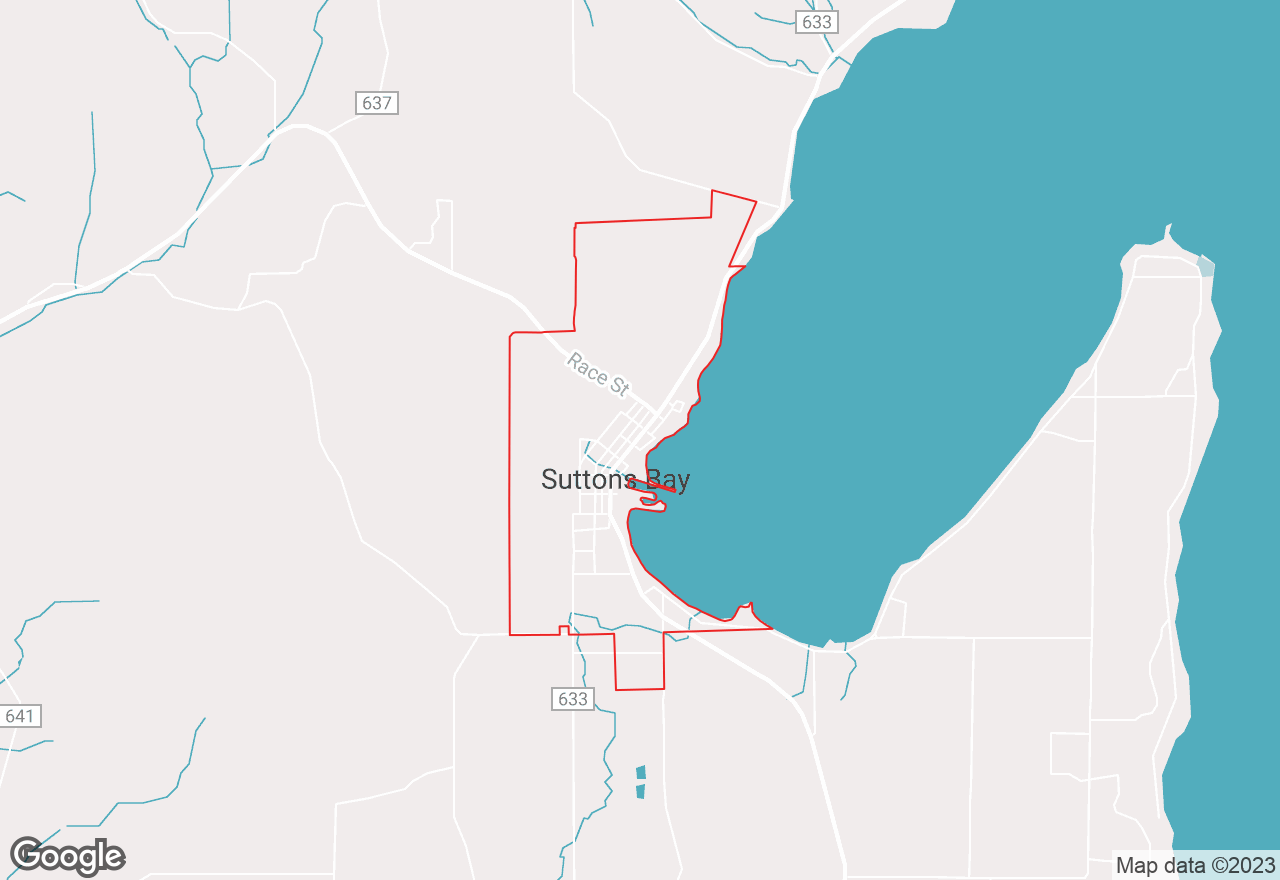 Suttons Bay map