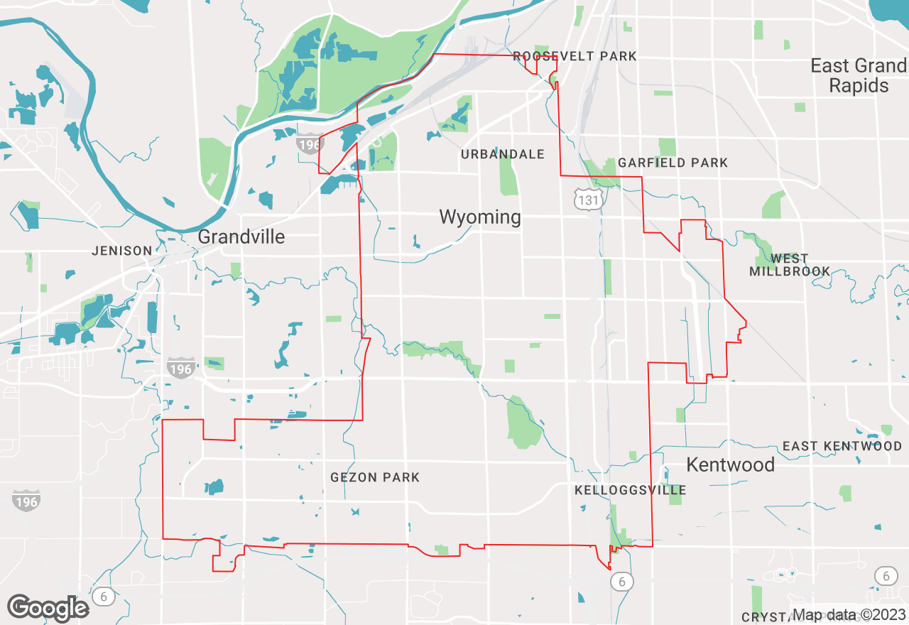 Wyoming map