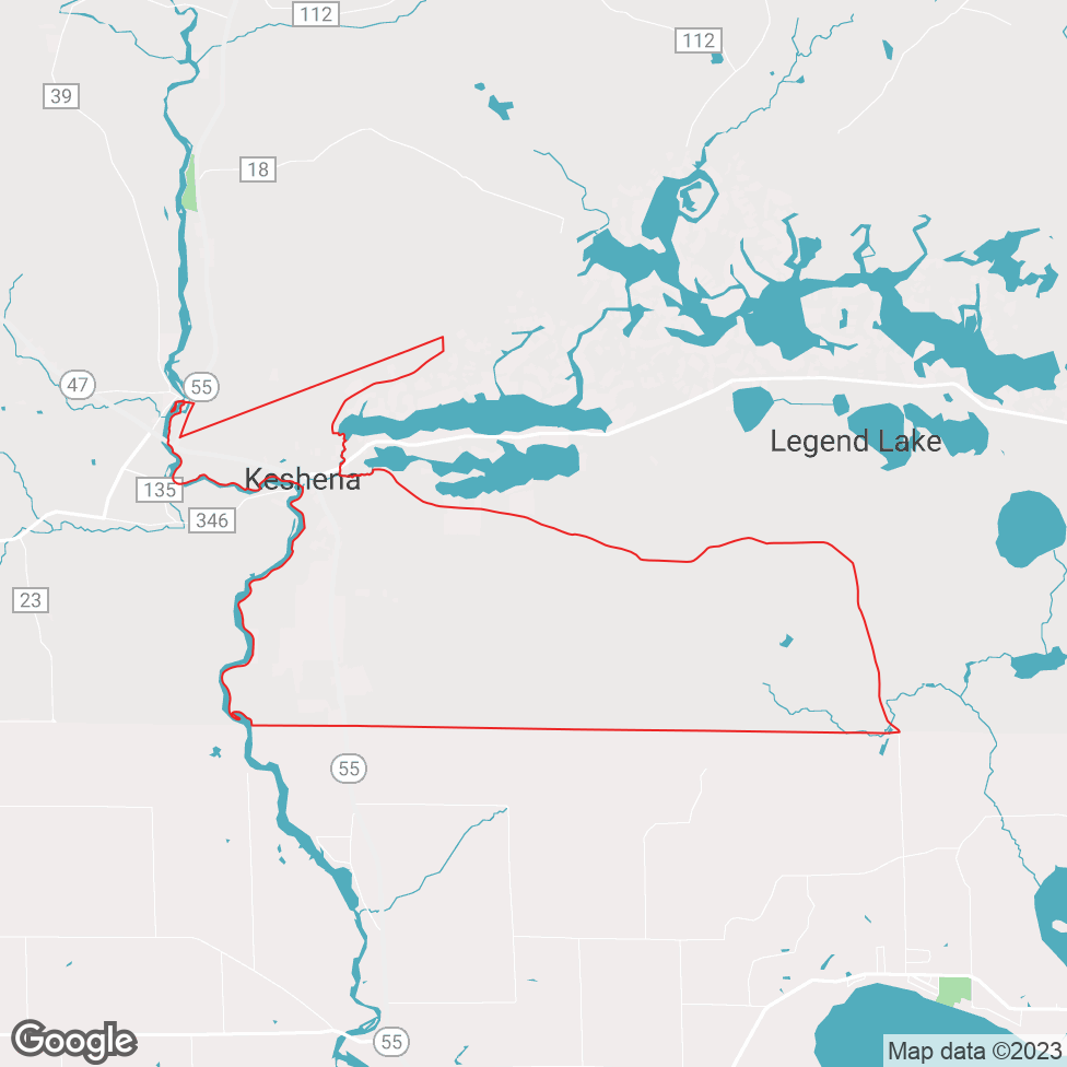 Keshena map