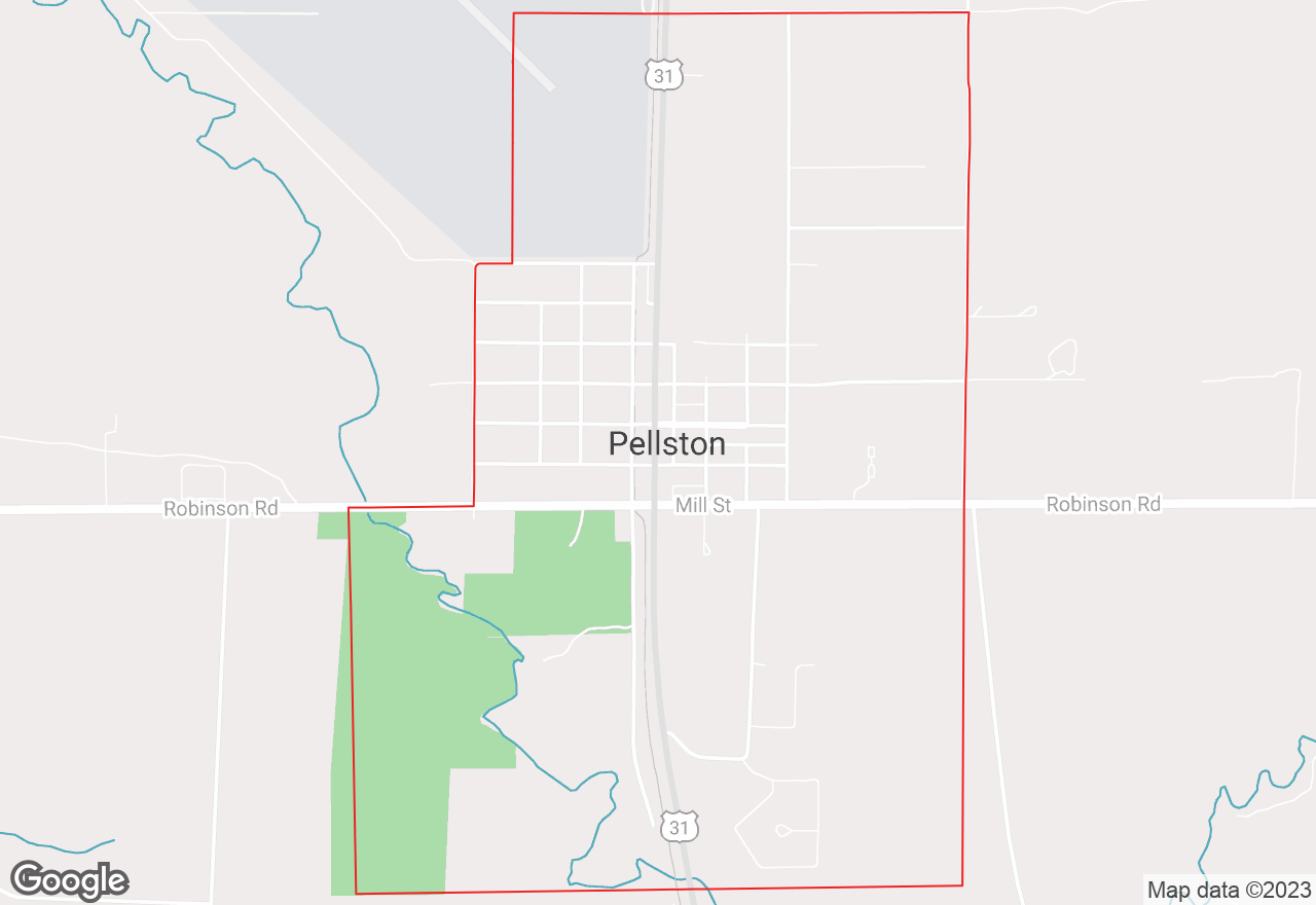 Pellston map