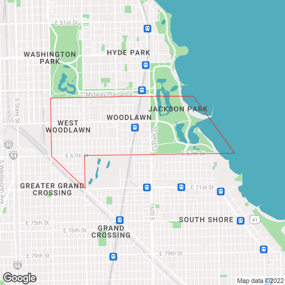 Woodlawn map