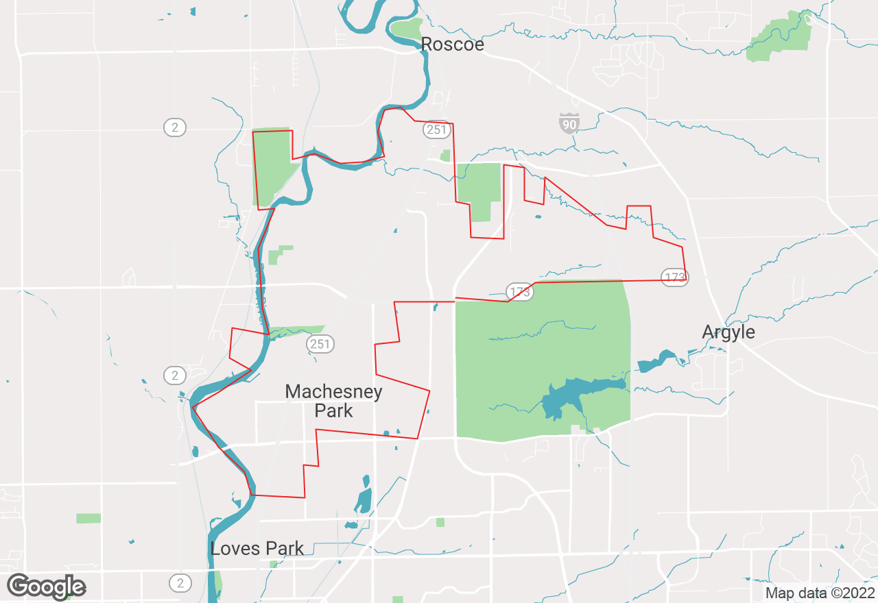 Machesney Park map