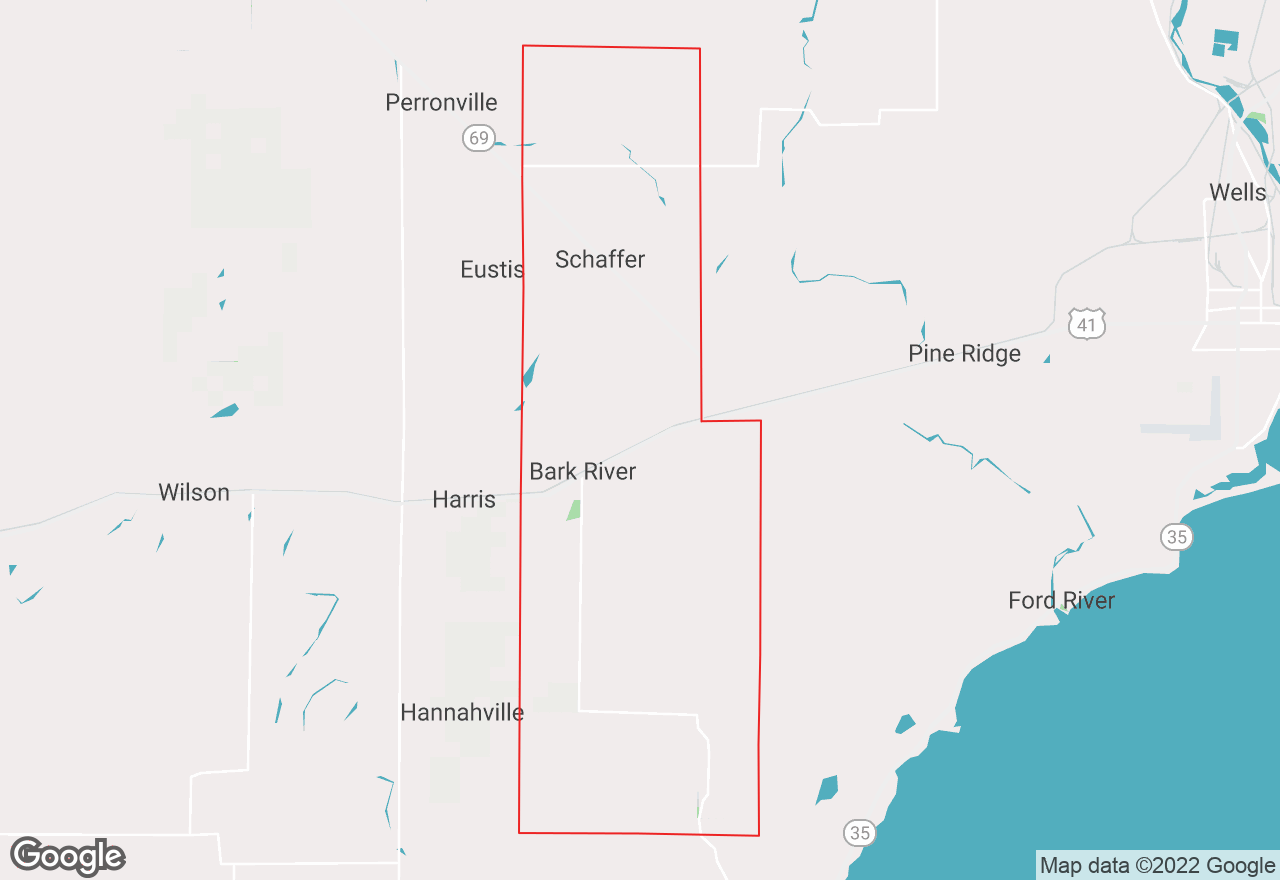 Bark River map