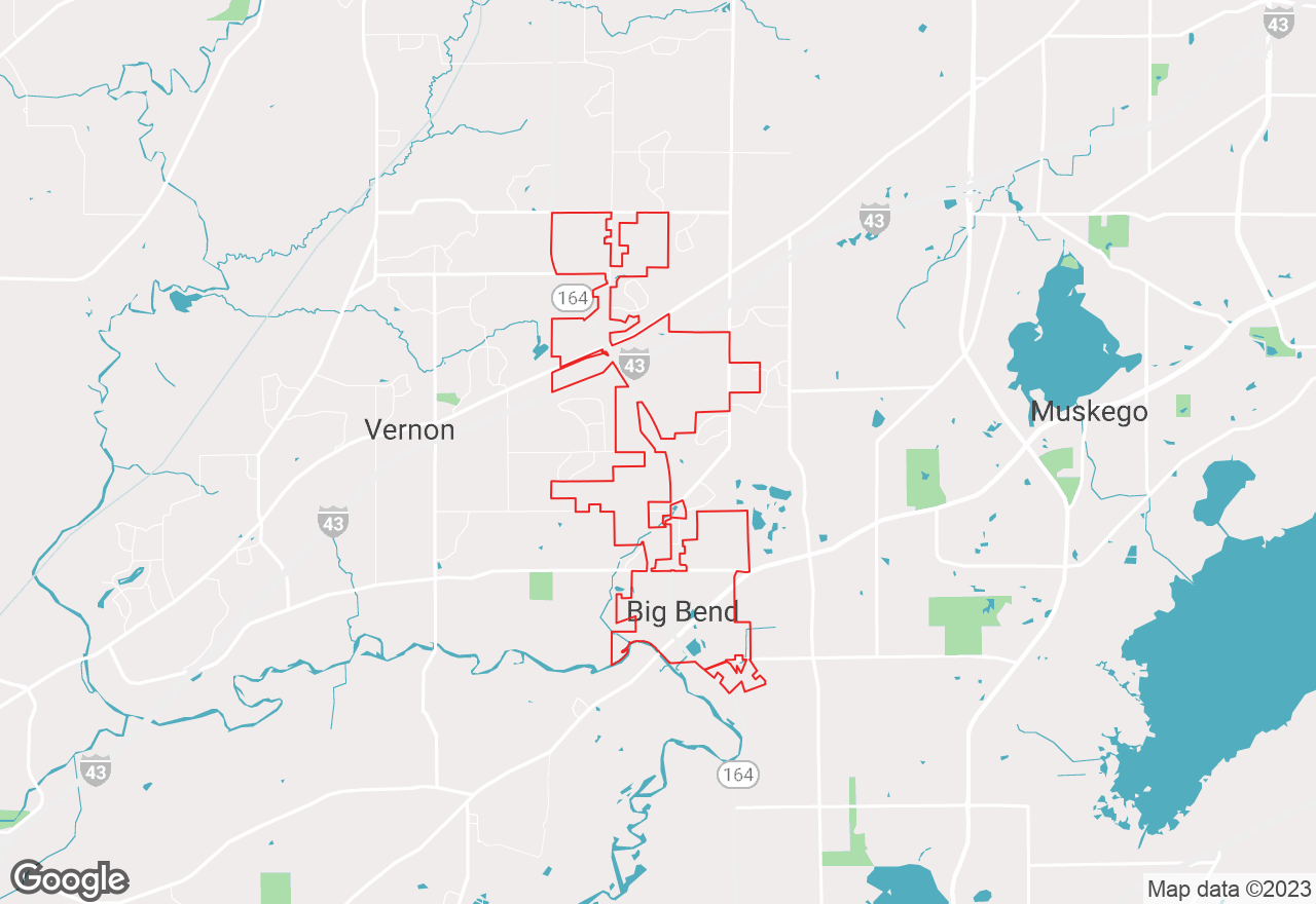 Big Bend map