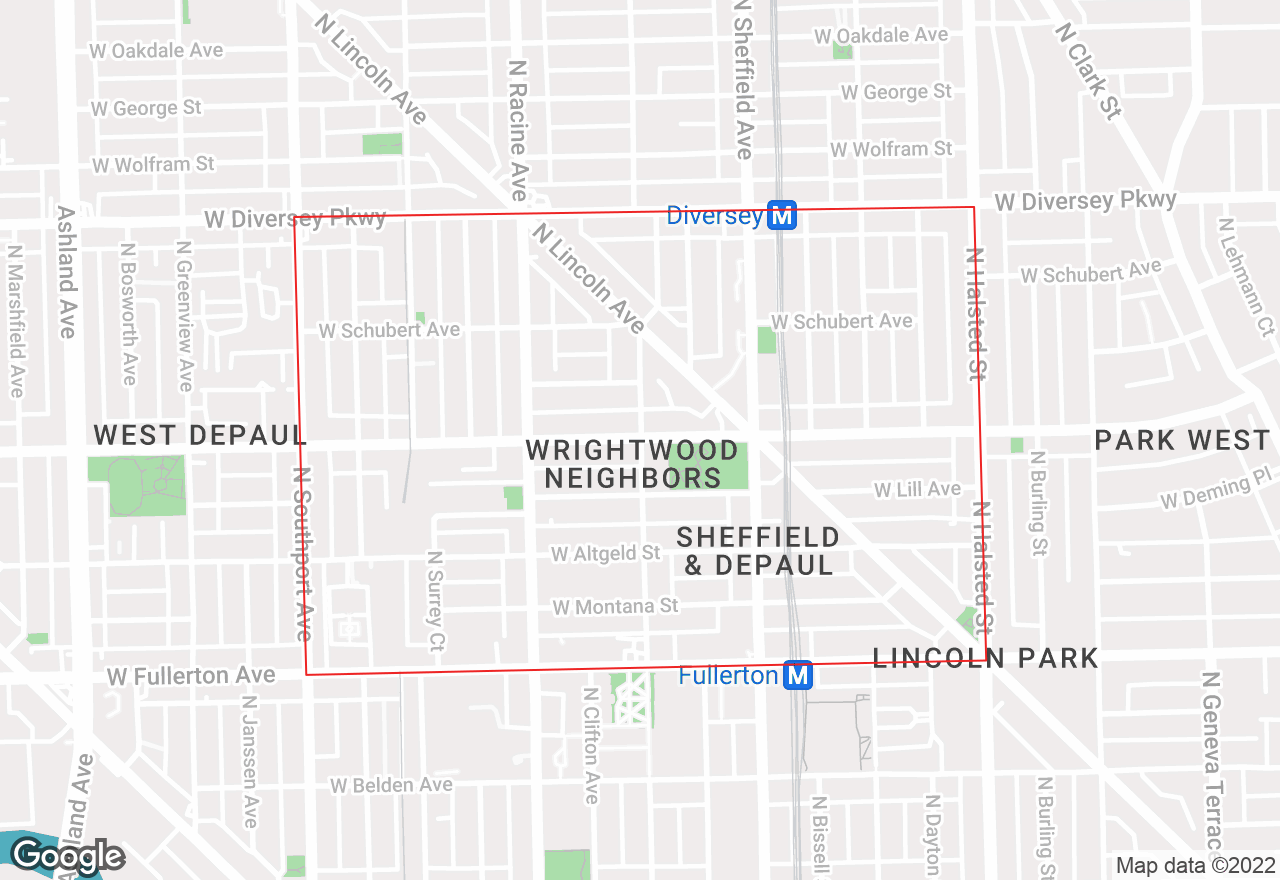 Wrightwood Neighbors map