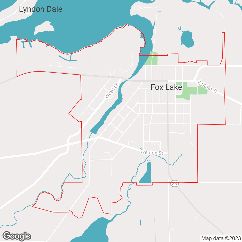 Fox Lake map