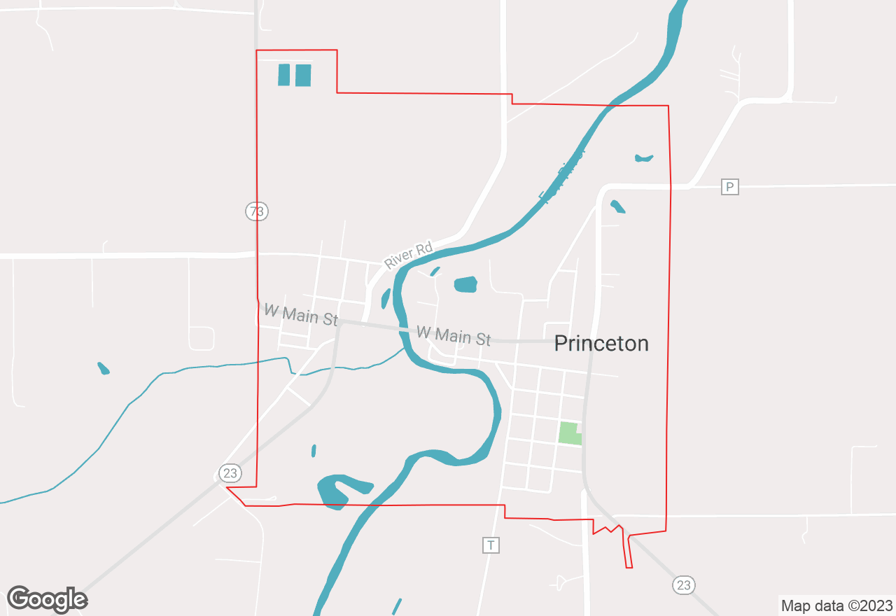 Princeton map