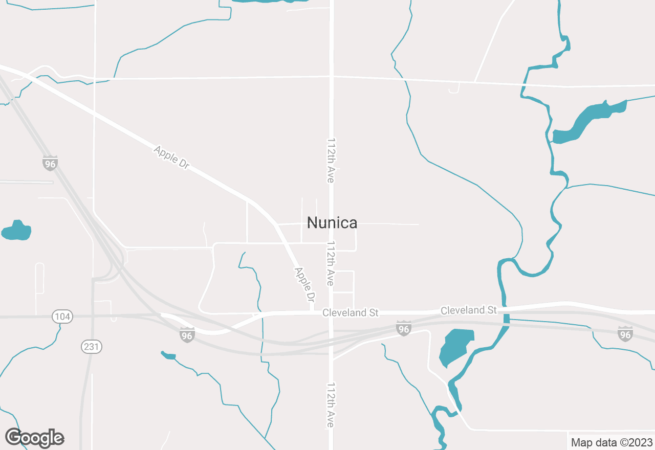 Nunica map