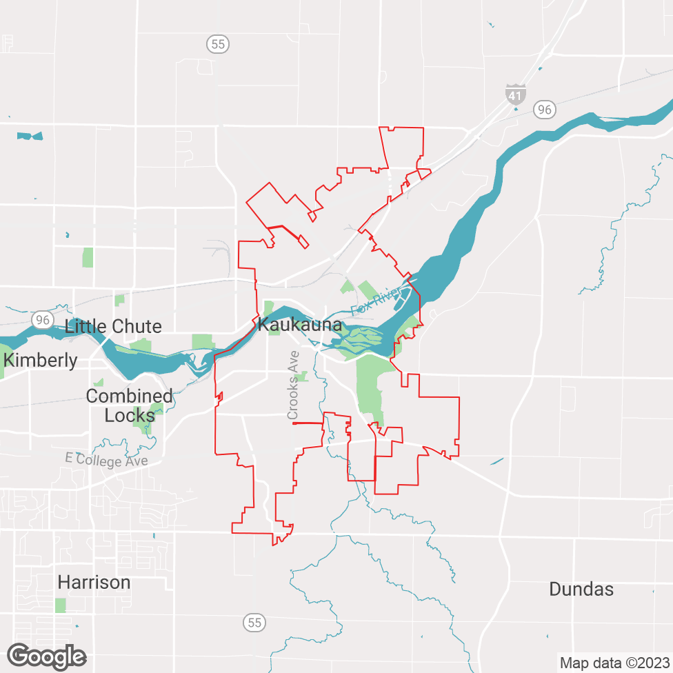 Kaukauna map