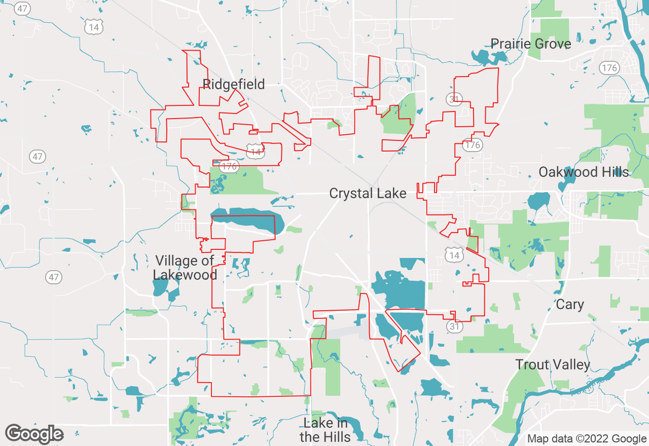 Crystal Lake map