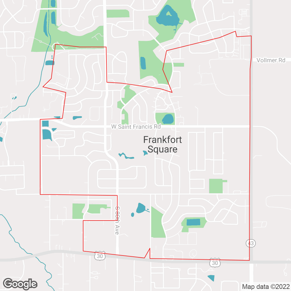 Frankfort Square map