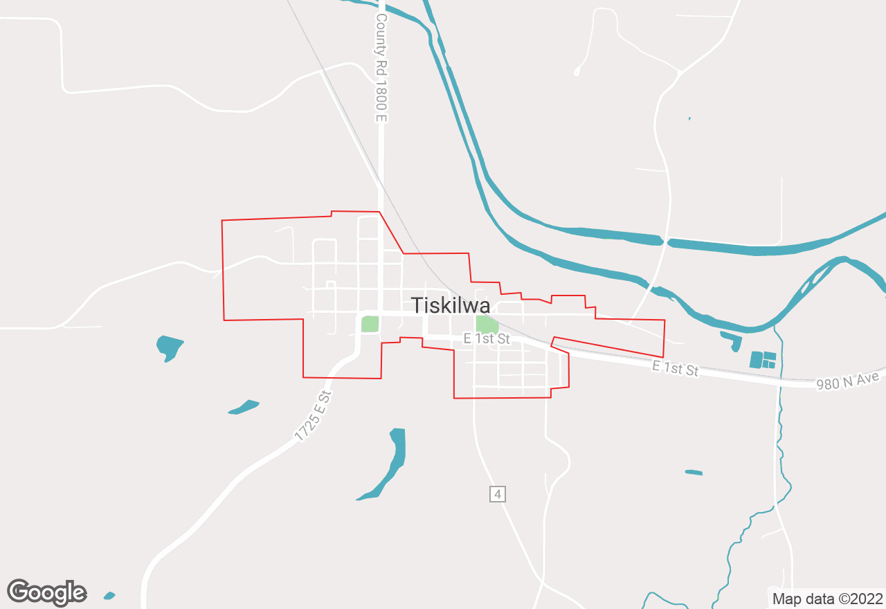 Tiskilwa map