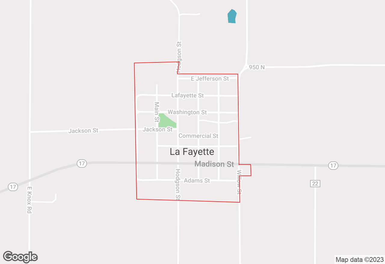 Lafayette map