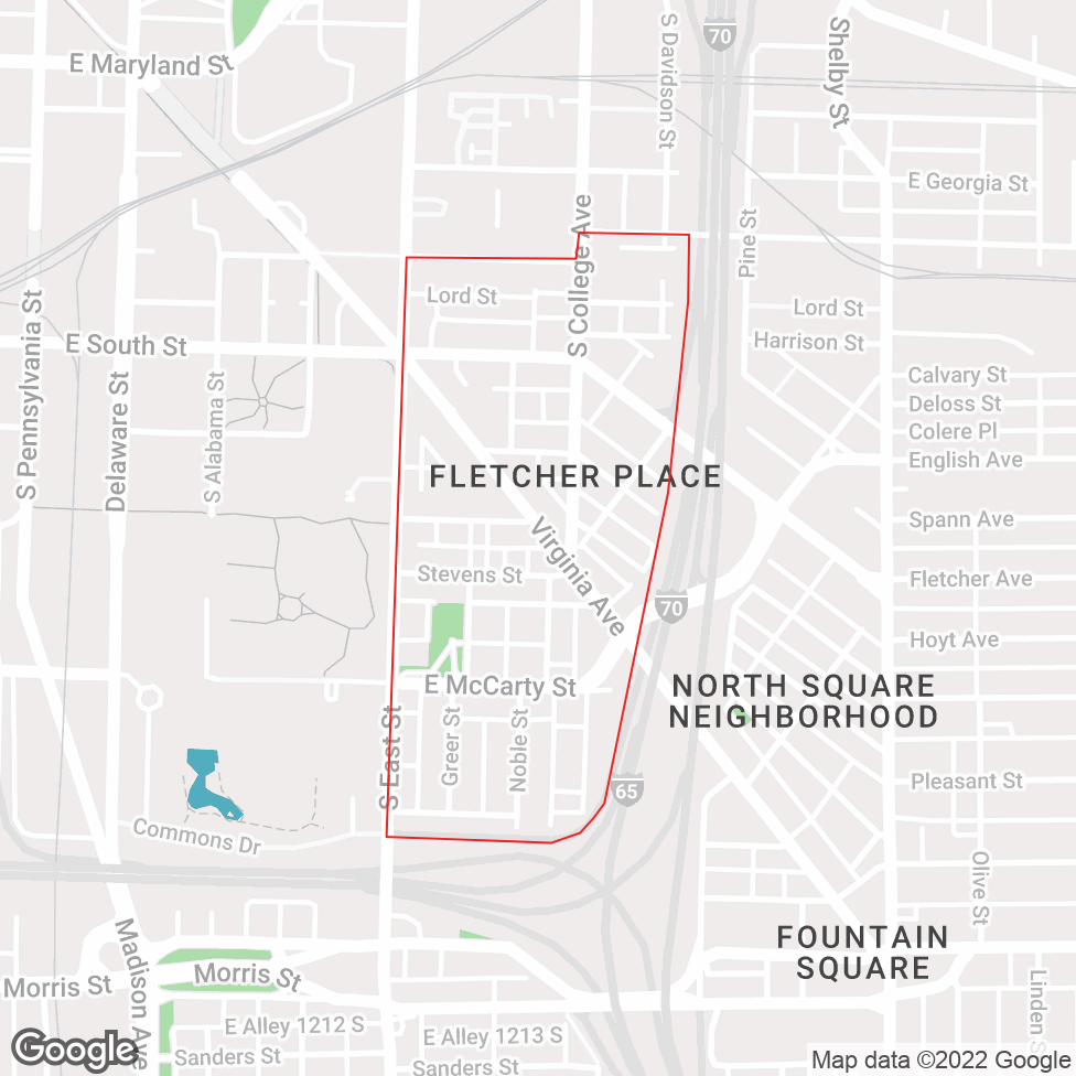 Fletcher Place map