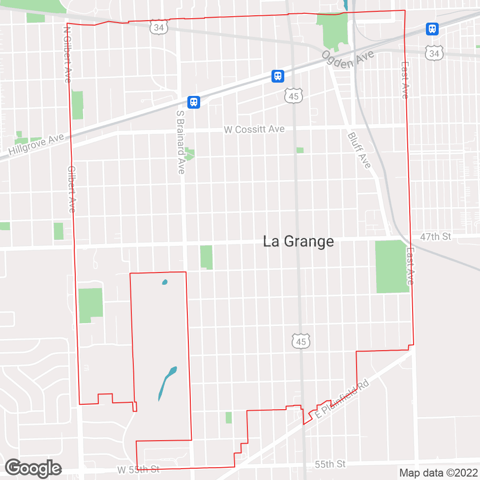 La Grange Highlands map