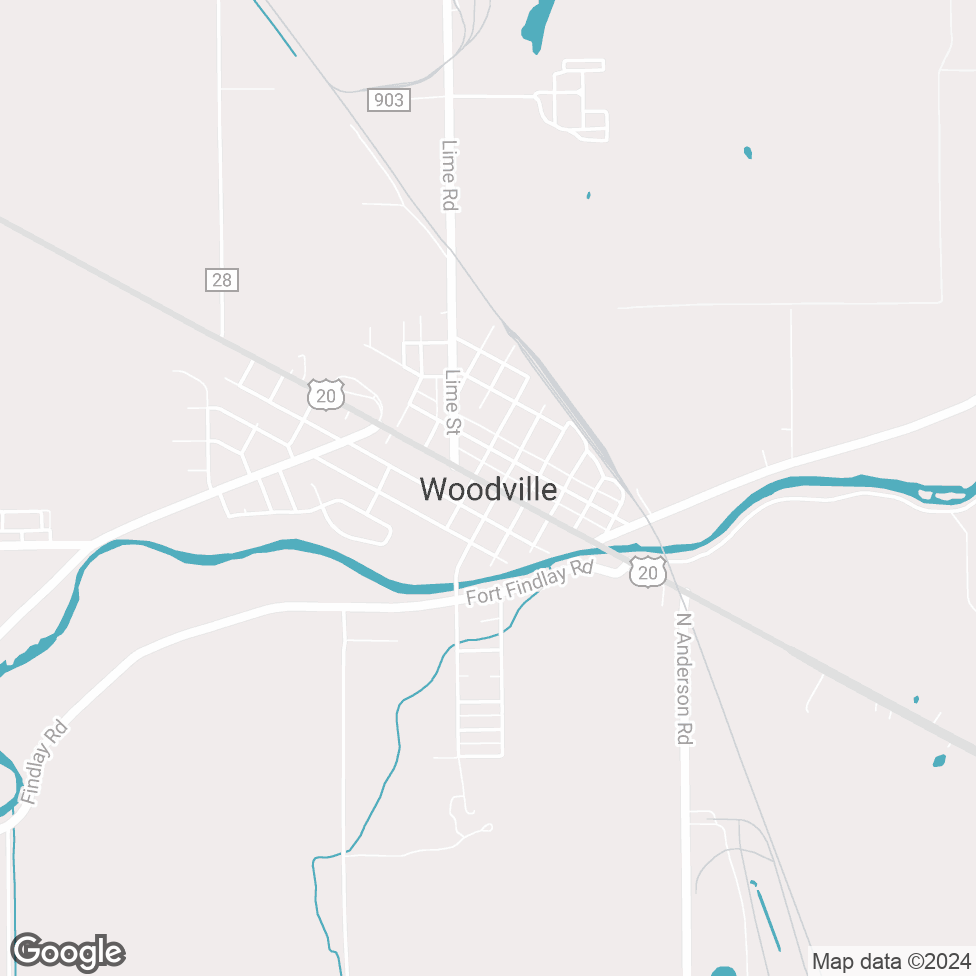 Woodville map