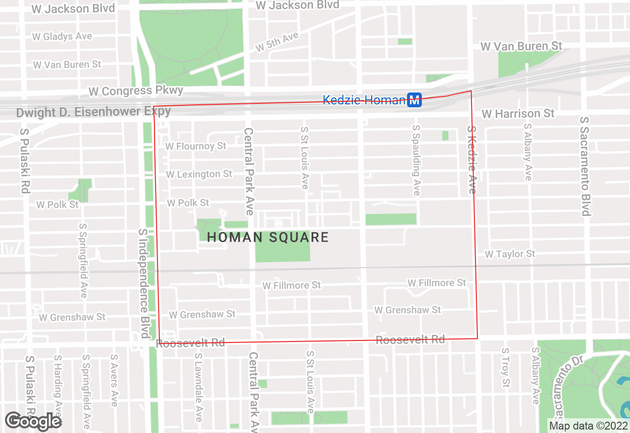 Homan Square map