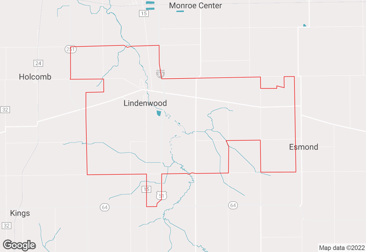 Lindenwood map