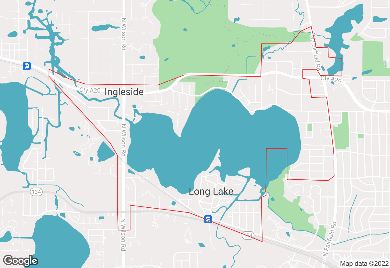 Long Lake map