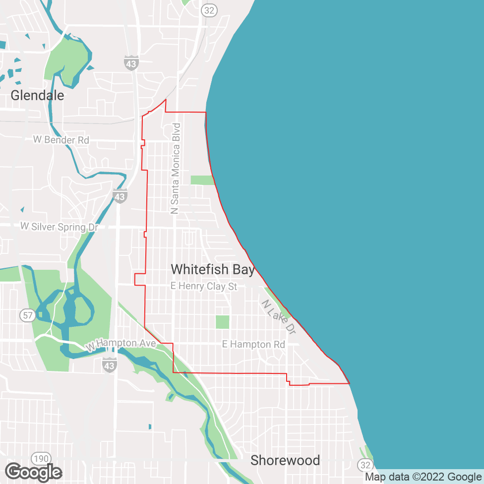 Whitefish Bay map