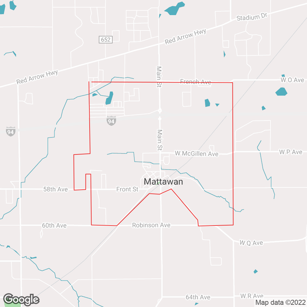 Antwerp Township map