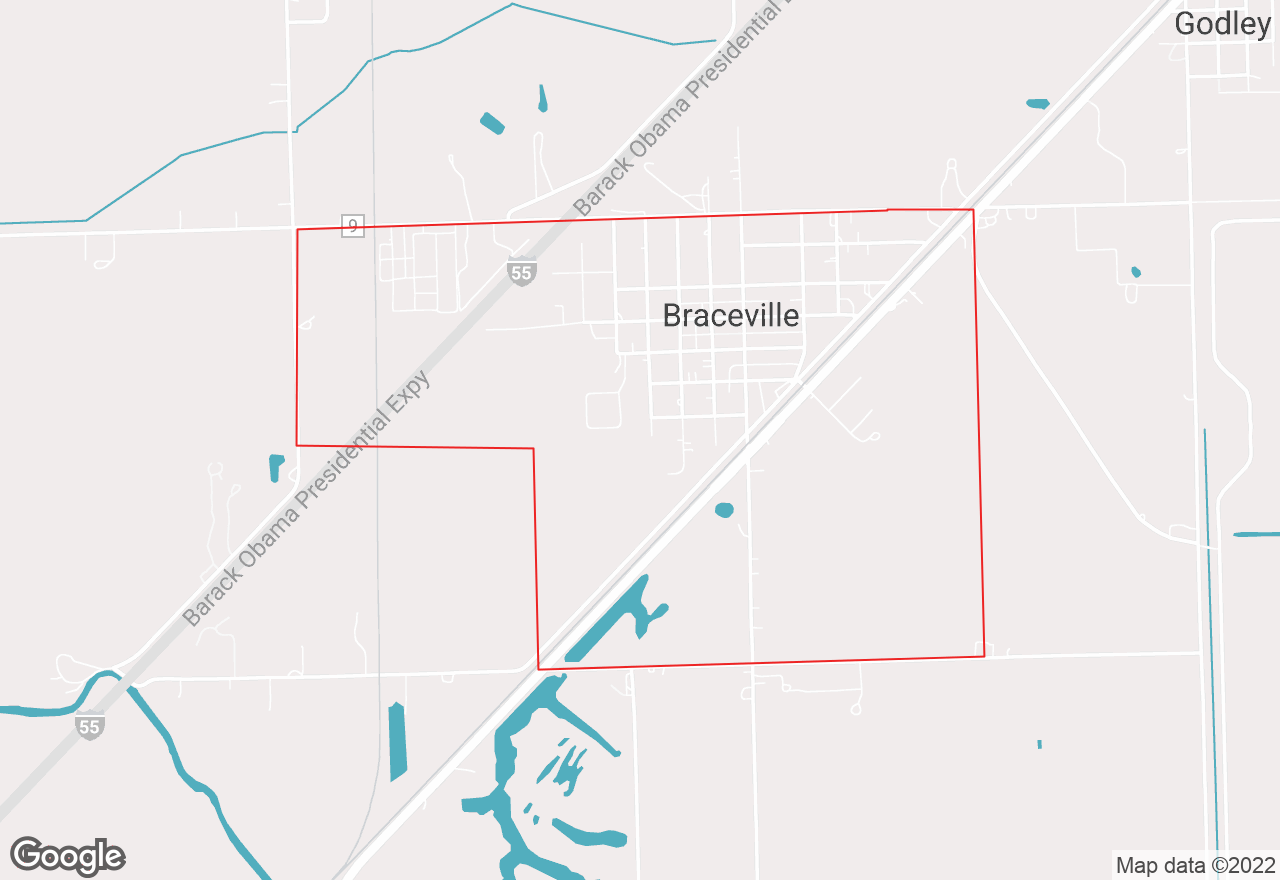 Braceville map