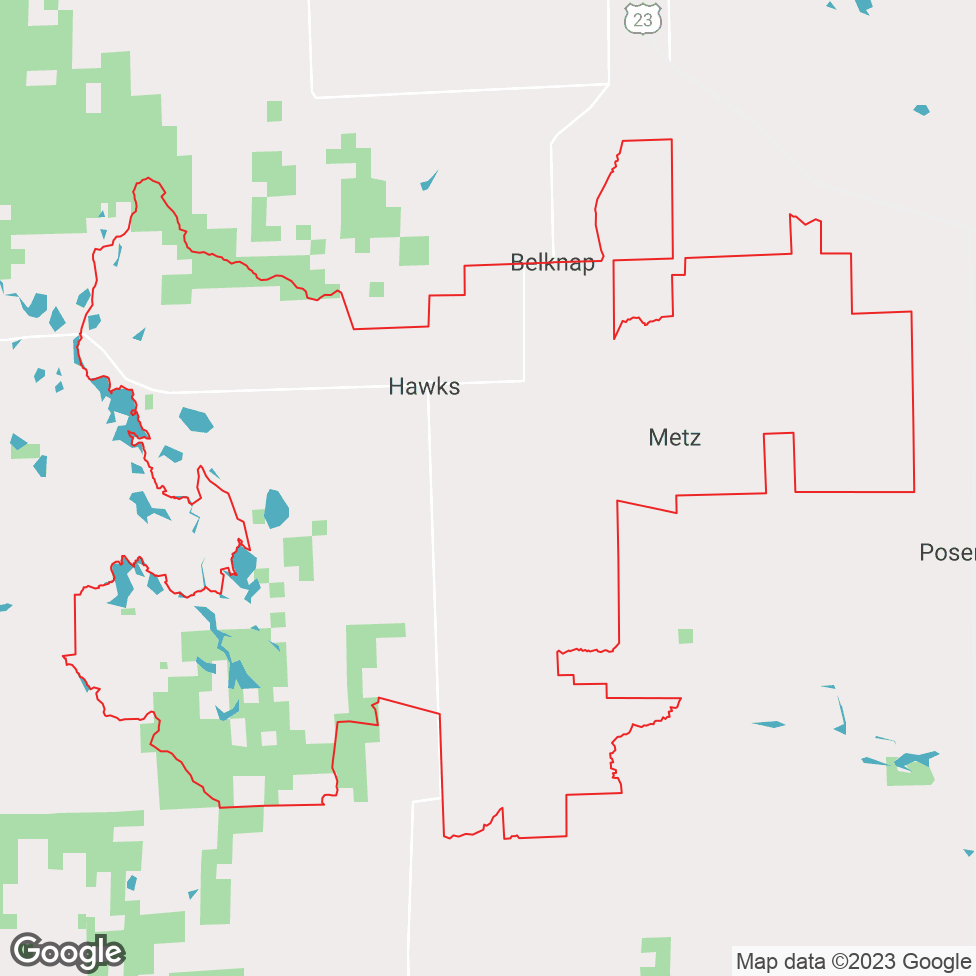 Hawks map