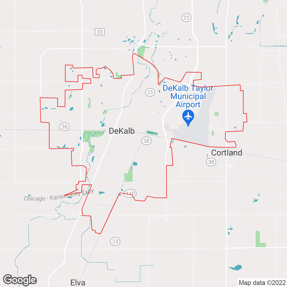 Dekalb map