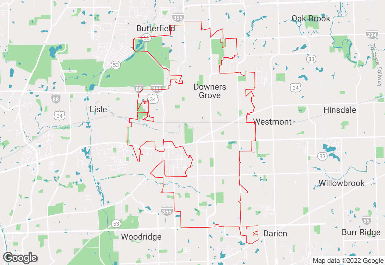 Downers Grove map